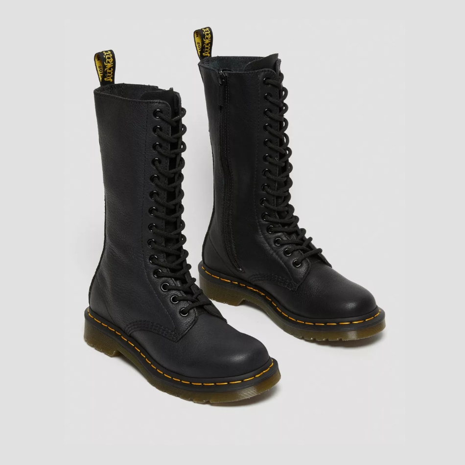 Dr. Martens 1B99 Virginia Leather Mid Calf Boots 11820008 Black