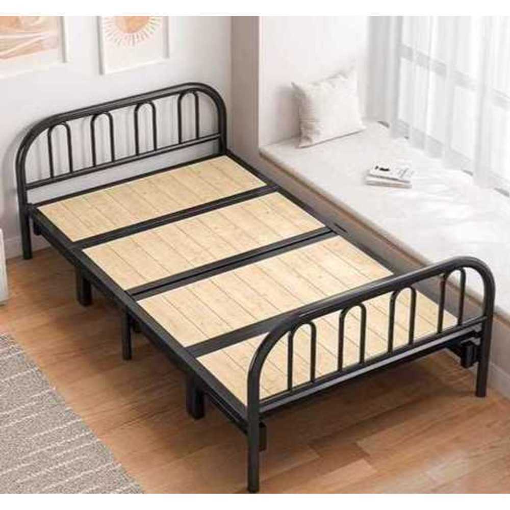 접이식 침대 프레임 감성 롤테이블 우드 키친 캠핑테이블 깔판 120cm+ 아이스실크 겸용 매트리스