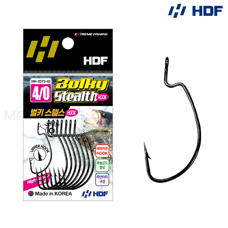 HDF 해동 벌키 스텔스 훅 HH-2073 하이카본 와이드갭 광어 다운샷 루어낚시