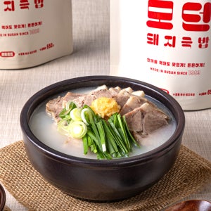 10팩 40년전통 부산 돼지국밥 맛집 국밥 밀키트 택배 레토르트650g 10개