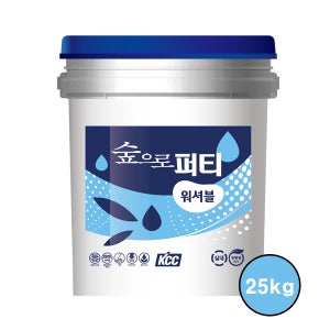 kcc 습기에 강한 친환경 수성퍼티 숲으로퍼티 워셔블 25kg