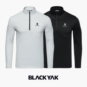 블랙야크 집업티 등산복상의 남성 겨울 등산 긴팔티