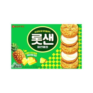 롯데제과 롯데샌드 파인애플 315g