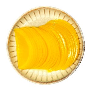 그래도푸드 일회용 슬라이스 반달단무지 꼬마 미니 얇은 단무지 150g, 30개