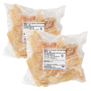 삼춘네 목초우 스지 소힘줄 수육 캠핑음식 업소용 밀키트 1kg, 2개