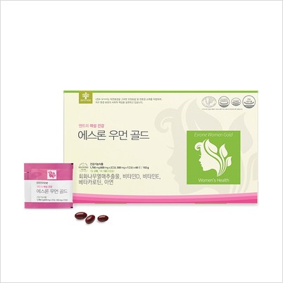 엔트리 에스론우먼골드 갱년기 여성 호르몬 영양제 폐경기 <b>골다공증</b>