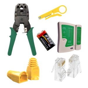 6종 랜툴 세트 공구 인터넷 랜선 케이블 제작 랜툴세트