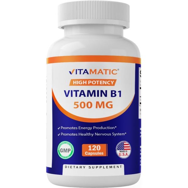 <b>비타민B1</b> 티아민 500mg 120캡슐