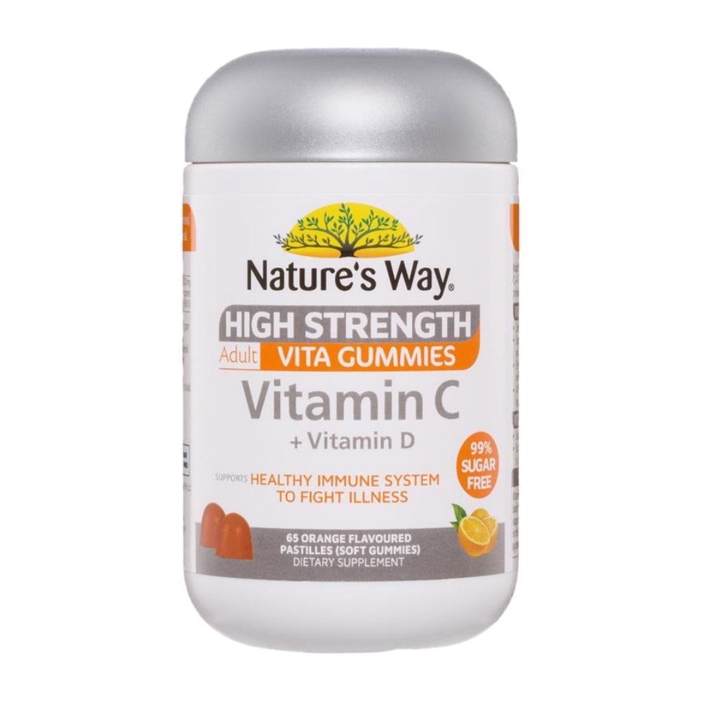 호주 <b>네이처</b>스 웨이 비타민C+D오렌지맛 65구미 <b>Nature</b>’s Way Gummies High Strength Vitamin C