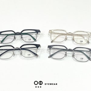 오드아이웨어 ODD EYEWEAR 더 원 THE 1 가벼운 다각형 하금테 안경