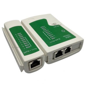 랜 테스터기 RJ45 RJ11 랜선 케이블 테스터 9V건전지포함