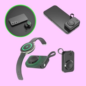 듀얼 갤럭시워치 무선충전 & 일체형 C타입 미니 보조배터리 2000mAh