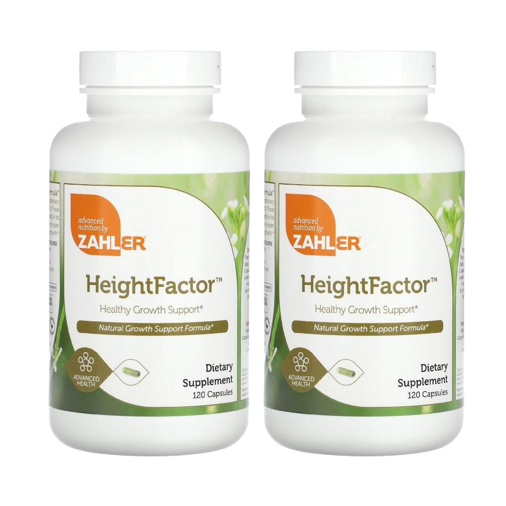 <b>자일러</b> 하이트팩터 <b>셀레늄</b> 판토텐산 비타민D3 HeightFactor 120캡슐 2개