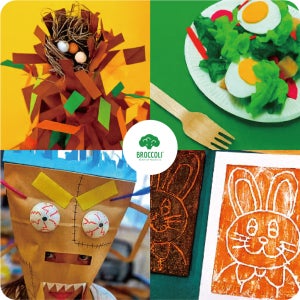 브로콜리 뇌미술-J 어린이 두뇌발달을 위한 엄마표 미술놀이 4종세트