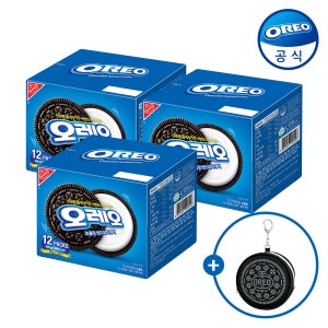 오레오 화이트크림 600g x3개+오레오 파우치 키링