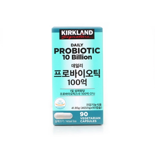 커클랜드 유산균 <b>데일리 프로바이오틱</b> 100억 465mg x 90캡슐 코스트코