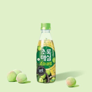 초록매실 스파클링 제로 350mL 40개