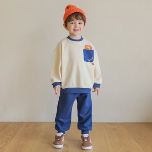 (멜리코코)어흥 라이언 프렌즈 세트[세트MEJG470] 겨울 상하복 어린이집 유치원 등원룩 유아 아동복 남매룩