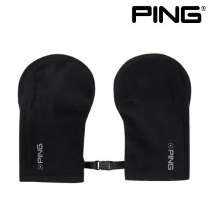 핑 골프웨어 남성 골프 손등가리개 겨울 방한용품 라운딩 PING 로고 D4AC003
