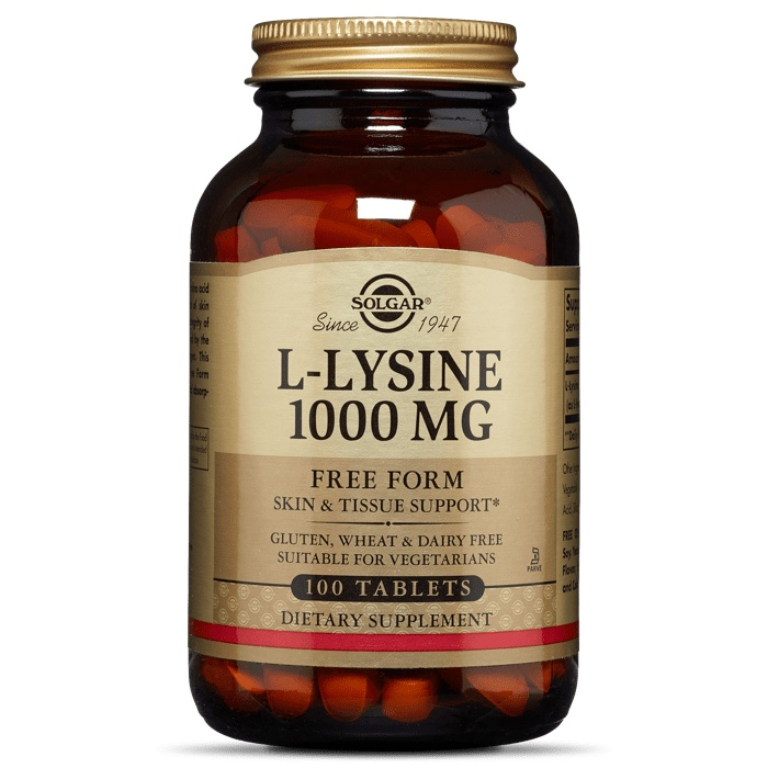 솔가 엘<b>라이신</b> <b>L</b> <b>라이신 1000mg</b> 100정