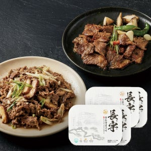 국내산 장우가든 한돈 양념구이 돼지갈비 맛집 양념목살 2팩 +소불고기 2팩