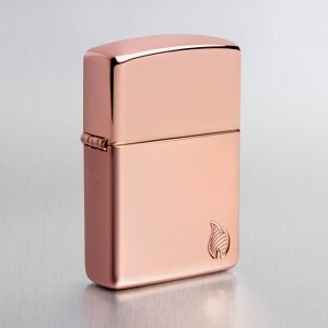 ZIPPO 라이터 46401 Armor Rose Gold Flame Design