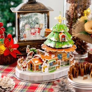 폼보드 크리스마스 3D 입체 퍼즐 만들기 세트 조립 DIY 키트 X-MAS 행사 꾸미기 장식 재료 소품 어린이 모형