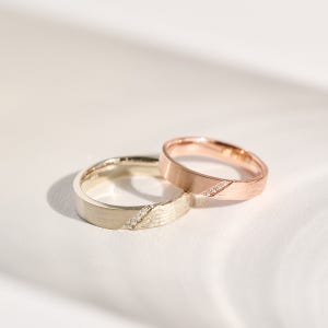너와링 랩다이아 결혼 웨딩밴드 금반지 커플링 671R