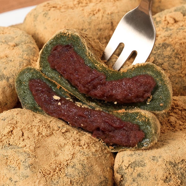 통팥 앙금이 듬뿍 들어간 쫀득쫀득 콩달떡 콩쑥개떡