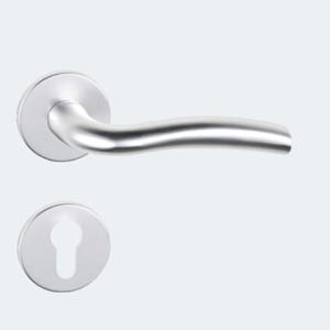 도무스 모티스 손잡이 M2910 원형실버 문손잡이 열쇠타입 실내액세서리 방문고리