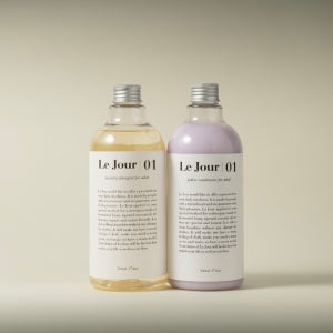르주르 고농축 중성세제 섬유유연제 액체세제 싱글족 세트 500ml