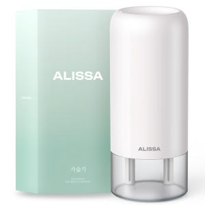 알리사 숲속안개 가습기 미니 사무실 초음파 휴대용 탁상용 무선 소형 충전식 700ml+필터 4개