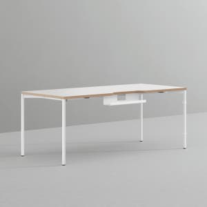 데스커 컴퓨터 책상 2.0 1600x800mm, 화이트