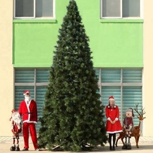 25년 크리스마스 트리 5m 고급형 초대형 트리 500cm 교회 이벤트 행사 카페 야외