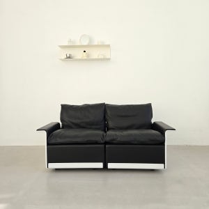 620 소파 2인 모듈 천연 소가죽 쇼파