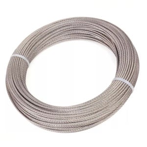 철 스틸 와이어로프 AC 와이어 도금 유인줄 100M 10mm (9.6mm)