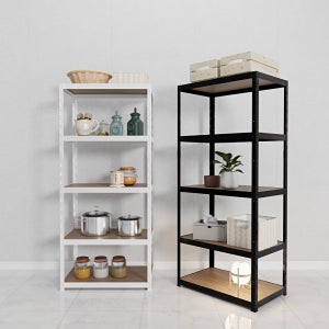 랙셈블 철제선반 조립식 앵글 경량랙 베란다 창고 무볼트 창고 8003001200 5단