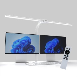 와이드스탠드 침대독서등 듀얼 LED 공부용 책상전등 무선 시력보호스탠드 132LAMP-D