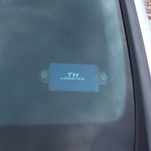 저공해 스티커 자동차 아파트 주차 차량 스티커 홀더