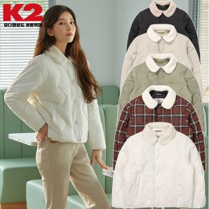 K2 여성 수지 TV광고 경량 뽀글이 카라 구스 다운 패딩