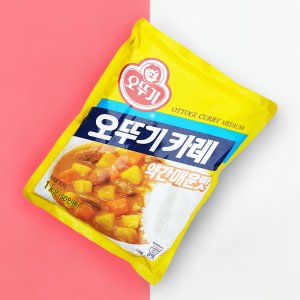 [분이네] 오뚜기 카레 약간 매운맛 1kg 분말형 가루 카레요리