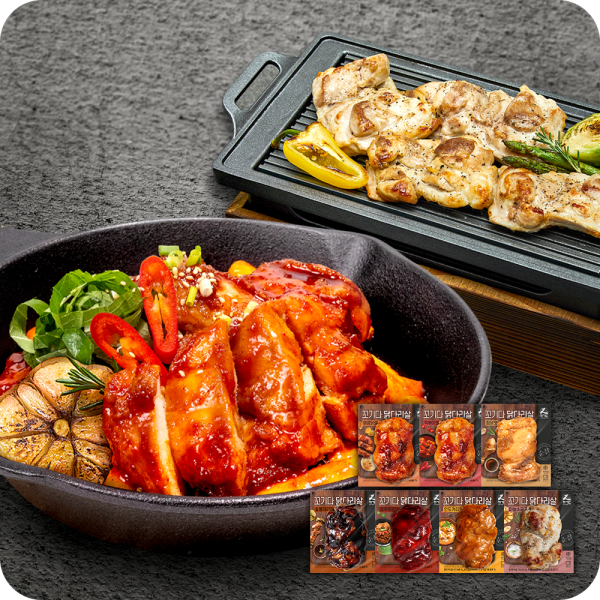 꼬기다 닭다리살 찜닭맛 제품 이미지