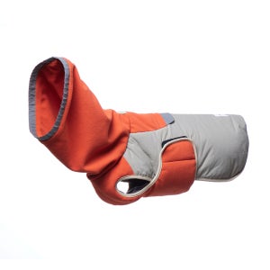 플리스 워머 패딩 리본 캐롯 오렌지