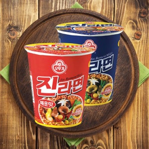 오뚜기 진라면 소컵 매운맛 순한맛 30개 각 15입 작은컵 컵라면 소컵 라면