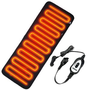 카모아 메쉬 차량용 온열매트 12V 24V 뒷좌석 3단 온열방석 화물차 침대칸 전기매트