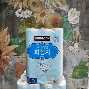 코스트코 커클랜드 프리미엄 3겹 화장지 40m 30롤 물에 잘녹는 무형광 두루마리휴지