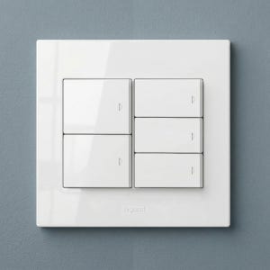 르그랑 아펠라 스위치 5구 2개용 사각 화이트 스위치커버교체