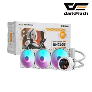 다크플래쉬 darkFlash NEBULA DN-360S ARGB 화이트 3열 수냉 CPU쿨러