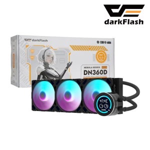 다크플래쉬 darkFlash NEBULA DN-360D ARGB 블랙 3열 수냉 CPU쿨러