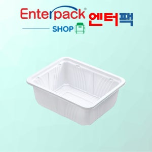 엔터팩 PSW-12155두부용기 (1500개입) 포장 배달 실링 사각 1215용기